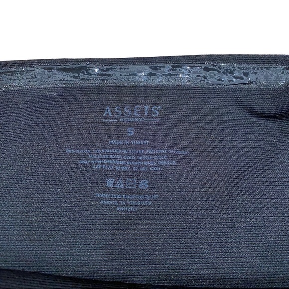 SPANX SET OF 2 ASSETS HIGH WAIST MID-THIGH SHAPERS NUDE & BLACK BOTH SIZE SMALL - Picture 5 of 12